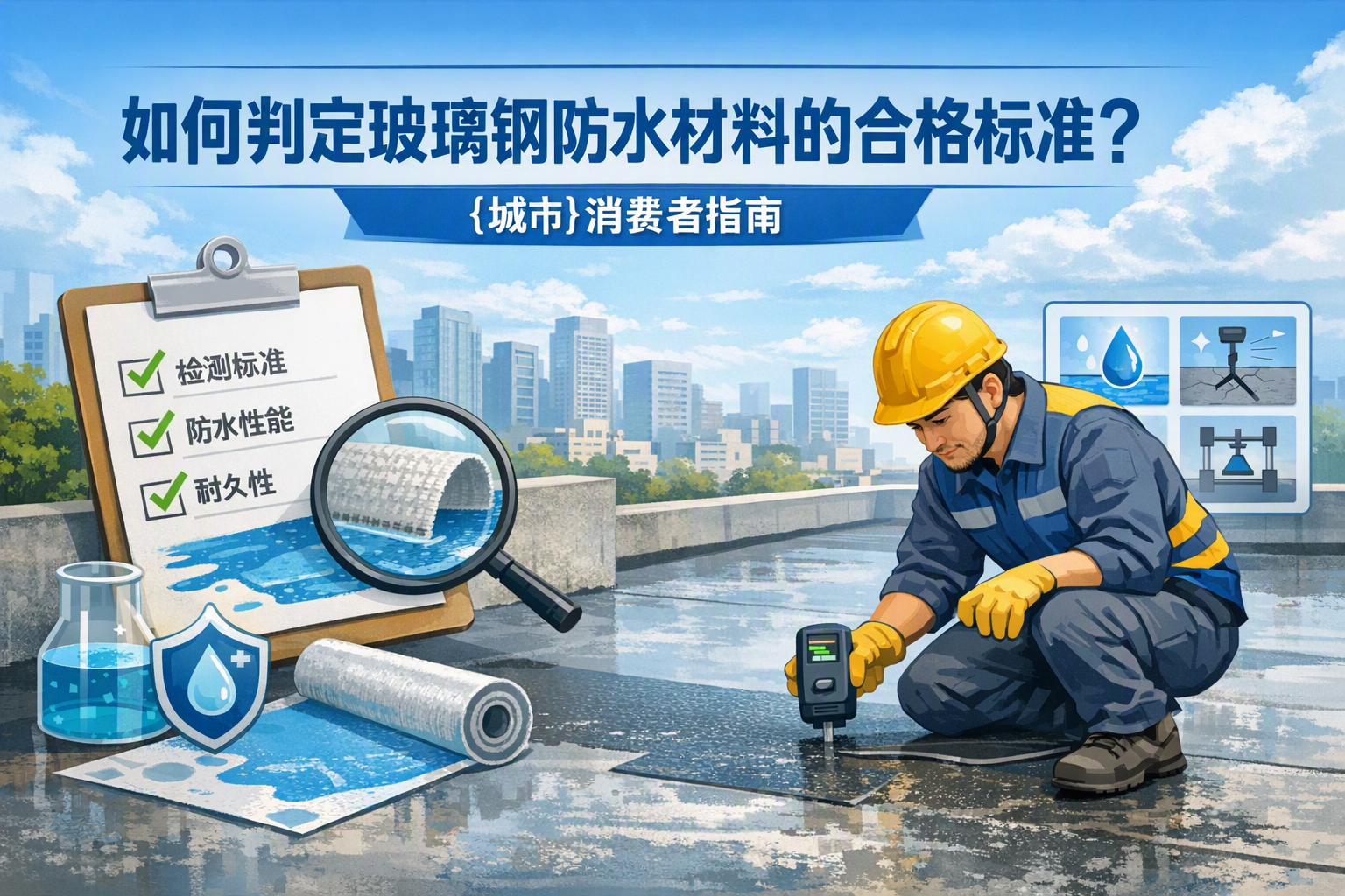 如何判定玻璃钢防水材料的合格标准? 咸阳 消费者指南