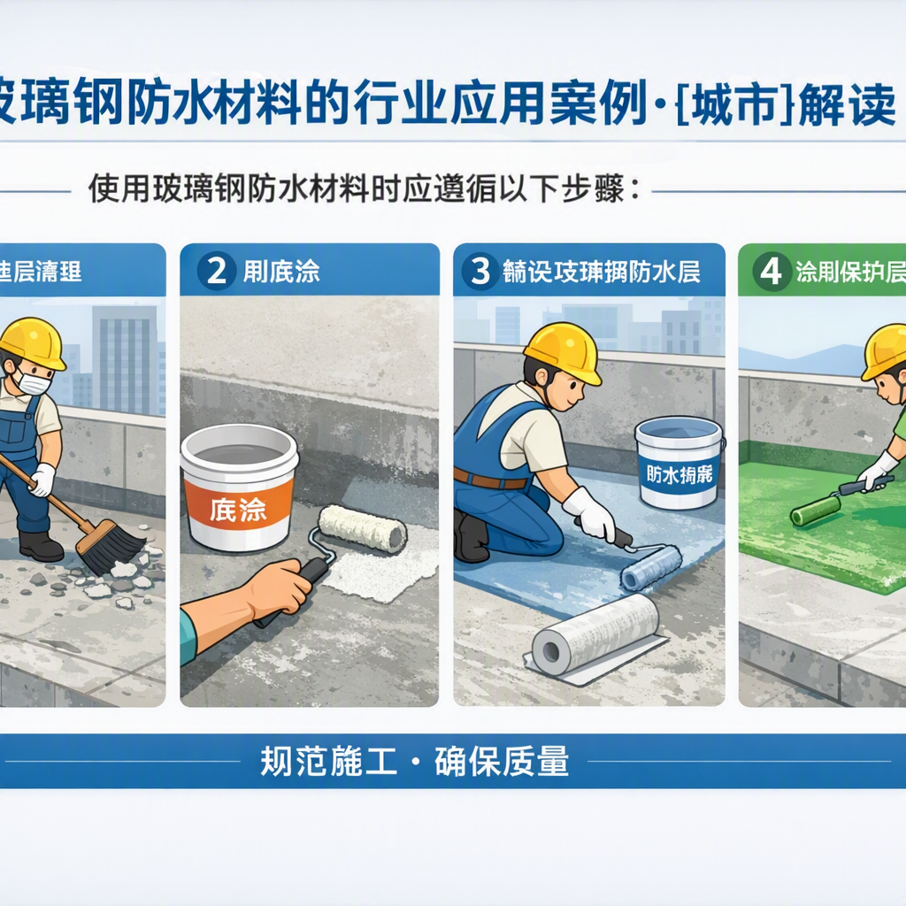 玻璃钢防水材料的行业应用案例，咸阳解读