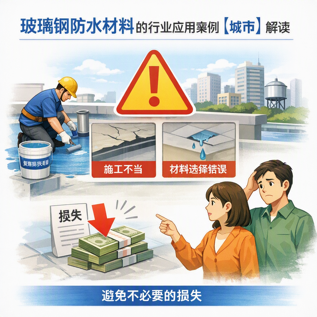 玻璃钢防水材料的行业应用案例，咸阳解读